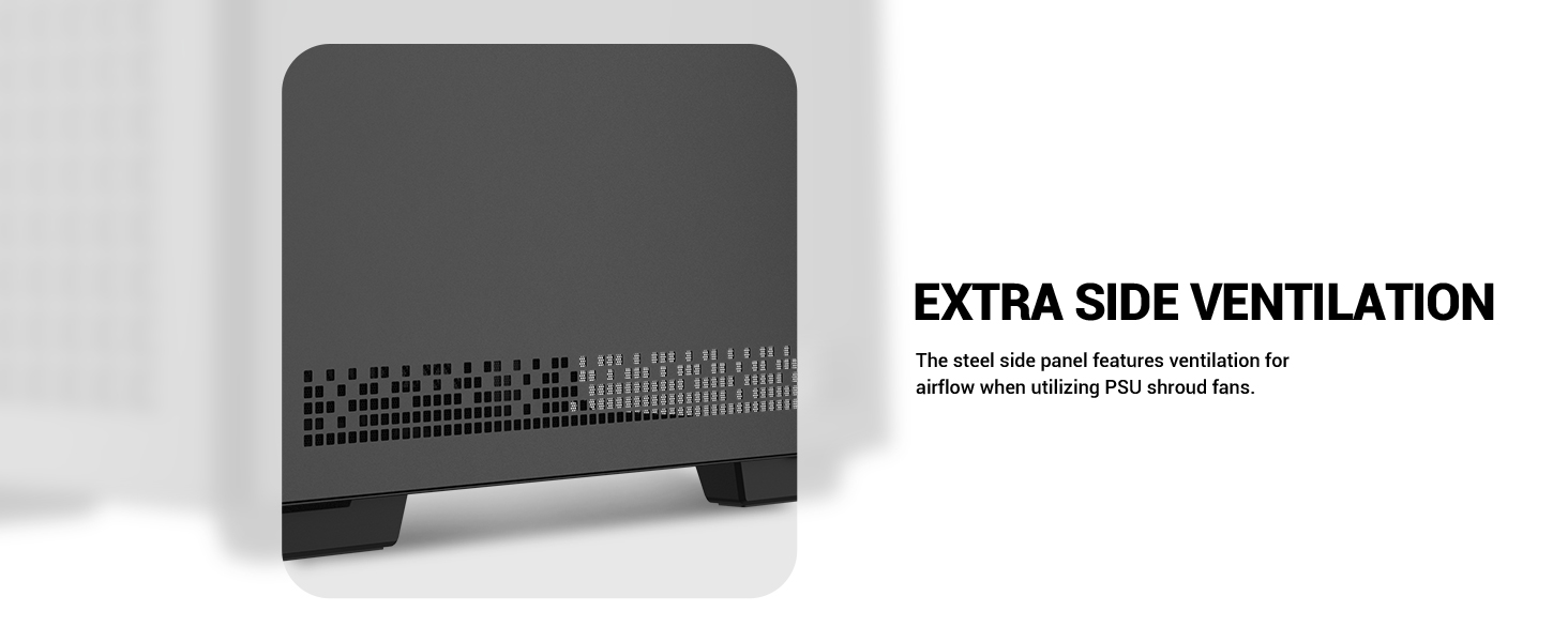 DeepCool CH370 Micro ATX Gaming Computer Case, 120mm Rear Fan